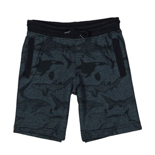 Losan Joggingbermuda Sweatbermuda Jungen Shorts Hai Orca blau melange