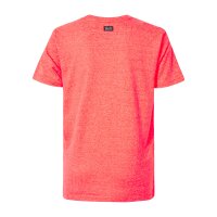 Petrol Industries Jungen T-Shirt Motorrad Biker Fiery Coral