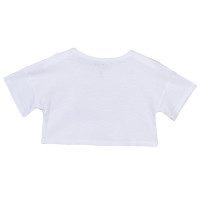 Losan Mädchen T-Shirt Shirt break rules weiß bauchfrei (114-1025AL) Gr. 164