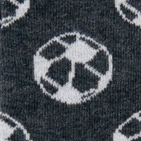 Ewers Jungen 2er Kniestrümpfe Fußball uni anthrazit grau Doppelpack
