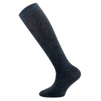 Ewers Jungen 2er Kniestrümpfe Fußball uni anthrazit grau Doppelpack