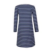 Happy girls Kleid Langarm Jerseykleid Pailletten Sterne navy blau