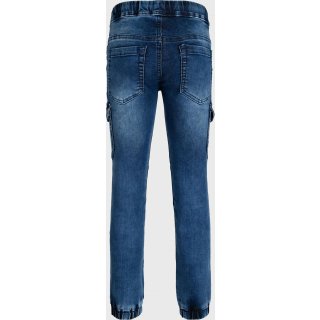 blue effect boys Cargo Hose Jeans wide XXL Stretch Pants medium blue