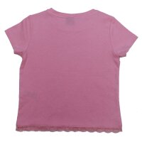 Arizona Mädchen T-Shirt HOPE Spitze Pink