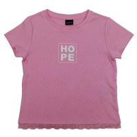 Arizona Mädchen T-Shirt HOPE Spitze (39767802) Pink Gr. 128/134