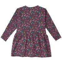 UBS2 Shirtkleid Langarm Kleid bunt bedruckt grau