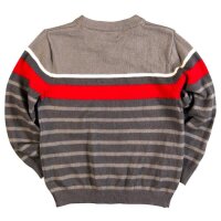 BÒBOLI Strickpullover Pullover V-Ausschnitt