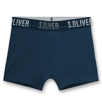s.Oliver Jungen 2er Pack Boxershorts Shorts (346900/5362) blau + gemustert Gr. 128