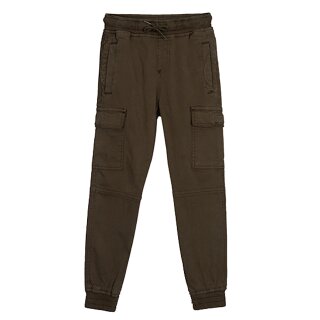 Losan Jungen Hose Joggpant Streetwear Cargotaschen khaki