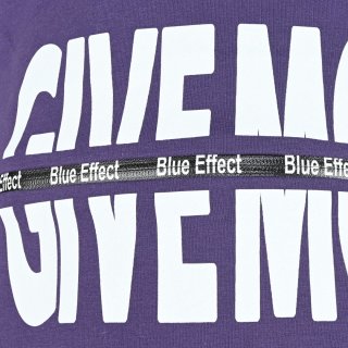 Blue Effect Mädchen Boxy Doppelshirt Sweatshirt Top aubergine 