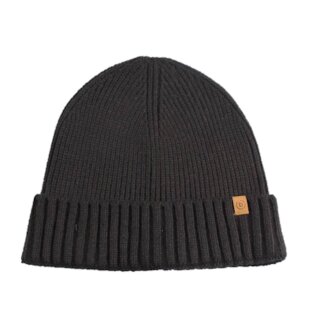 Bugatti Winterset 2tlg. Mütze Schal Herren Strickmütze schwarz One size