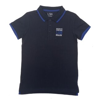 Losan Jungen Poloshirt Kurzarm Marino blau