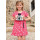 Blue Seven Shirtkleid Kleid Schlupfkleid Erdbeere (721601) pink Gr. 92