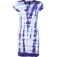 blue effect girls Kleid Dress Batik purple