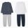 Zippy Jungen Doppelpack Schlafanzug Pyjama lang Flugzeug Lets Travel blau