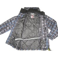 outburst Jungen Funktionsjacke Jacke schwarz kariert