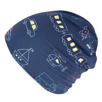 Fiebig Beanie Mütze Fahrzeuge Jungen...
