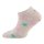 Ewers Mädchen Sneaker Strümpfe 2er Pack Regenbogen/Herz apricot beige