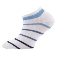 Ewers Jungen Sneaker Strümpfe 3er Pack Auto Ringel Uni grau