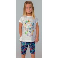 UBS2 Capri Leggings bunt azul blau
