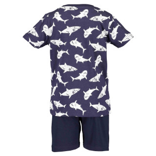 Blue Seven Sommer Set Hai T-Shirt Shorts Bermuda nachtblau