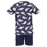 Blue Seven Sommer Set Hai T-Shirt Shorts Bermuda (826013) nachtblau Gr. 92