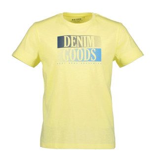 Blue Seven Herren T-Shirt DENIM GOODS (302726) zitrone Gr. M