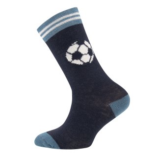 Ewers 2er Pack Jungen Strümpfe Socken Fußball Türkis blau
