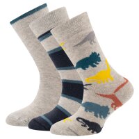 Ewers Jungen 3er Pack Strümpfe Jungen Socken Dino...