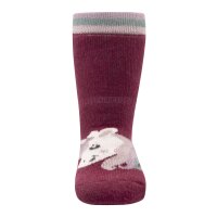 Ewers Stoppersocken 2er Pack ABS-Socken Krabbelsocken Einhorn marone beige