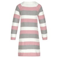 Happy Girls Kleid Langarm Strickkleid gestreift Hund...