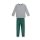 s.Oliver Jungen Schlafanzug Pyjama lang Speed racing (232879) grau grün Gr. 104