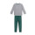 s.Oliver Jungen Schlafanzug Pyjama lang Speed racing (232879) grau grün Gr. 140