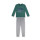 s.Oliver Jungen Schlafanzug Pyjama lang Outer Space (245259) grün grau Gr. 176