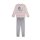 s.Oliver Mädchen Schlafanzug Pyjama lang Blumen Stripes rosa grau