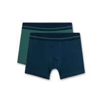 s.Oliver Jungen 2er Pack Boxershorts Shorts grün blau