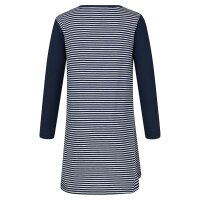 Happy Girls Kleid Langarm Pailletten Anker Tasche Stripes...