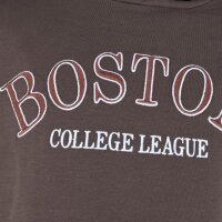 blue effect girls Boxy Hoodie Boston Sweatshirt Pullover Kapuze schokobraun