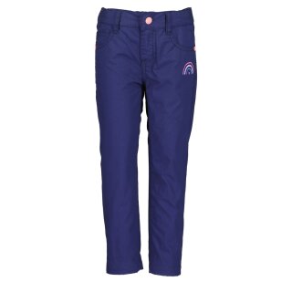 Blue Seven Mädchen Hose leicht gefüttert Baumwollfutter Regenbogen blau