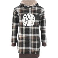 blue effect girls Kleid Hooded Dress Good Vibes...