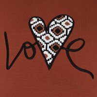 Blue Effect Mädchen Langarmshirt T-Shirt Langarm Herz Love rost
