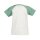 Blue Seven Baby Jungen T-Shirt Flugzeug Raglanärmel weiß grün