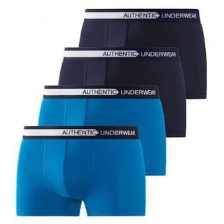 Authentic Underwear Boxershorts 4er Pack blau Gr.8