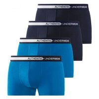 Authentic Underwear Boxershorts 4er Pack blau Gr.8