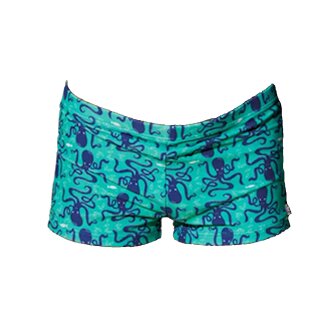 Ysabel Mora Badehose Badeshorts Octopus blau