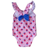 Ysabel Mora Baby Badeanzug Erdbeere rosa