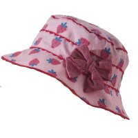 Ysabel Mora Baby Mädchen Hut Mütze Erdbeere rosa