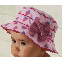 Ysabel Mora Baby Mädchen Hut Mütze Erdbeere rosa