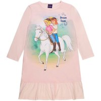Bibi und Tina Nachthemd Langarm Dream Team rosa