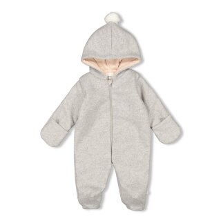 Feetje Baby Winteroverall Schneeanzug Kapuze gris melange